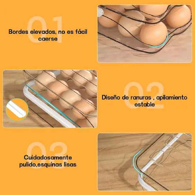 Miniatura 2 de Caja organizador de huevos